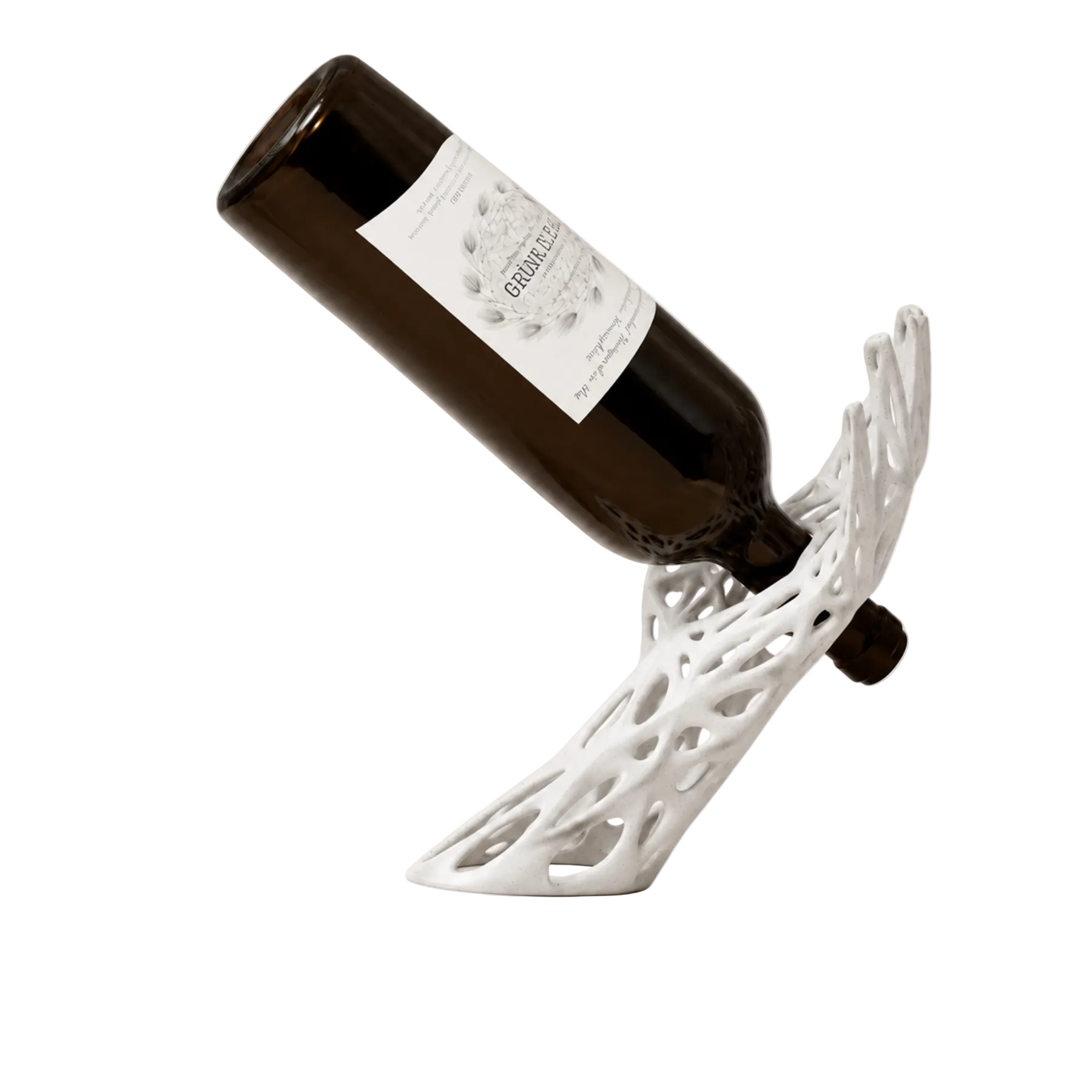 AERO – Skulpturaler Weinflaschenhalter